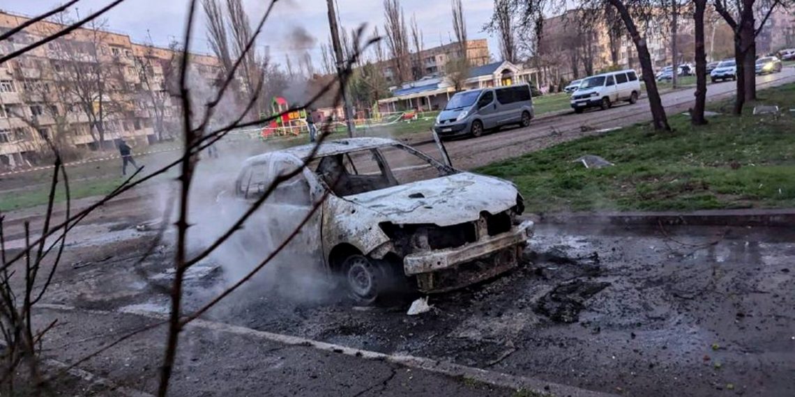 Наслідки удару по Кривому Рогу.