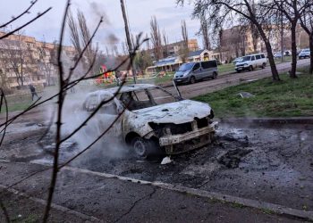 Наслідки удару по Кривому Рогу.