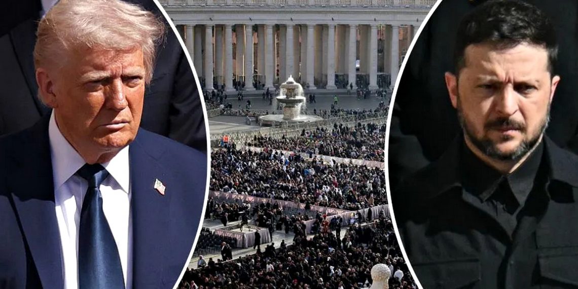 Дональд Трамп та Володимир Зеленський.