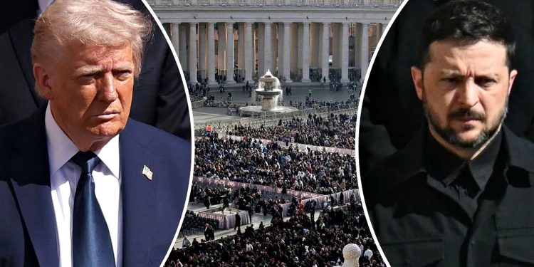 Дональд Трамп та Володимир Зеленський.