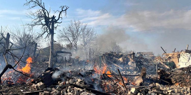 Наслідки атаки на Куп'янськ.