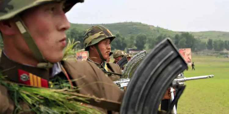 Північнокорейські солдати.