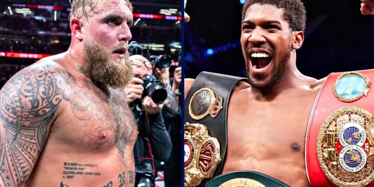 Джейк Пол та Ентоні Джошуа.