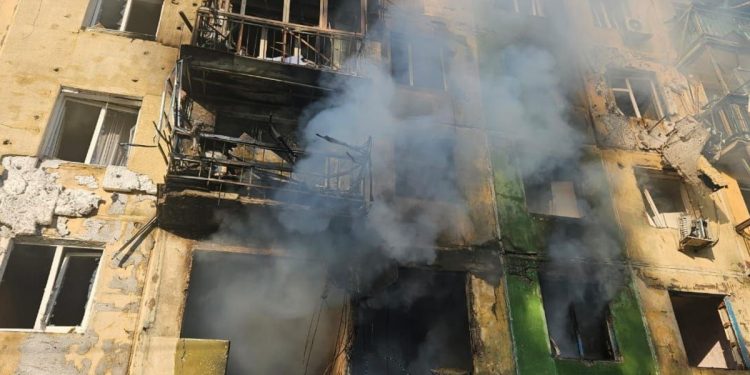 Удар БПЛА по Павлограду