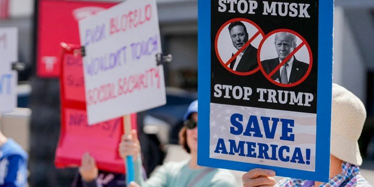 Акція протесту в США.