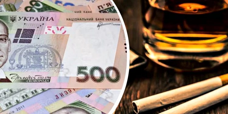 Ціни на алкоголь і сигарети.