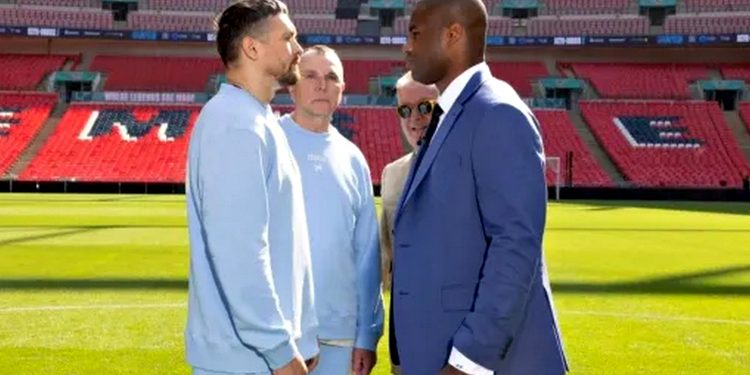 Олександр Усик та Даніель Дюбуа.