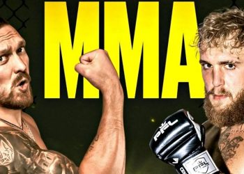 Олександр Усик та Джейк Пол.