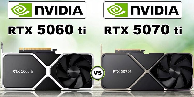 Nvidia GeForce RTX 5060 Ti та RTX 5070 Ti.