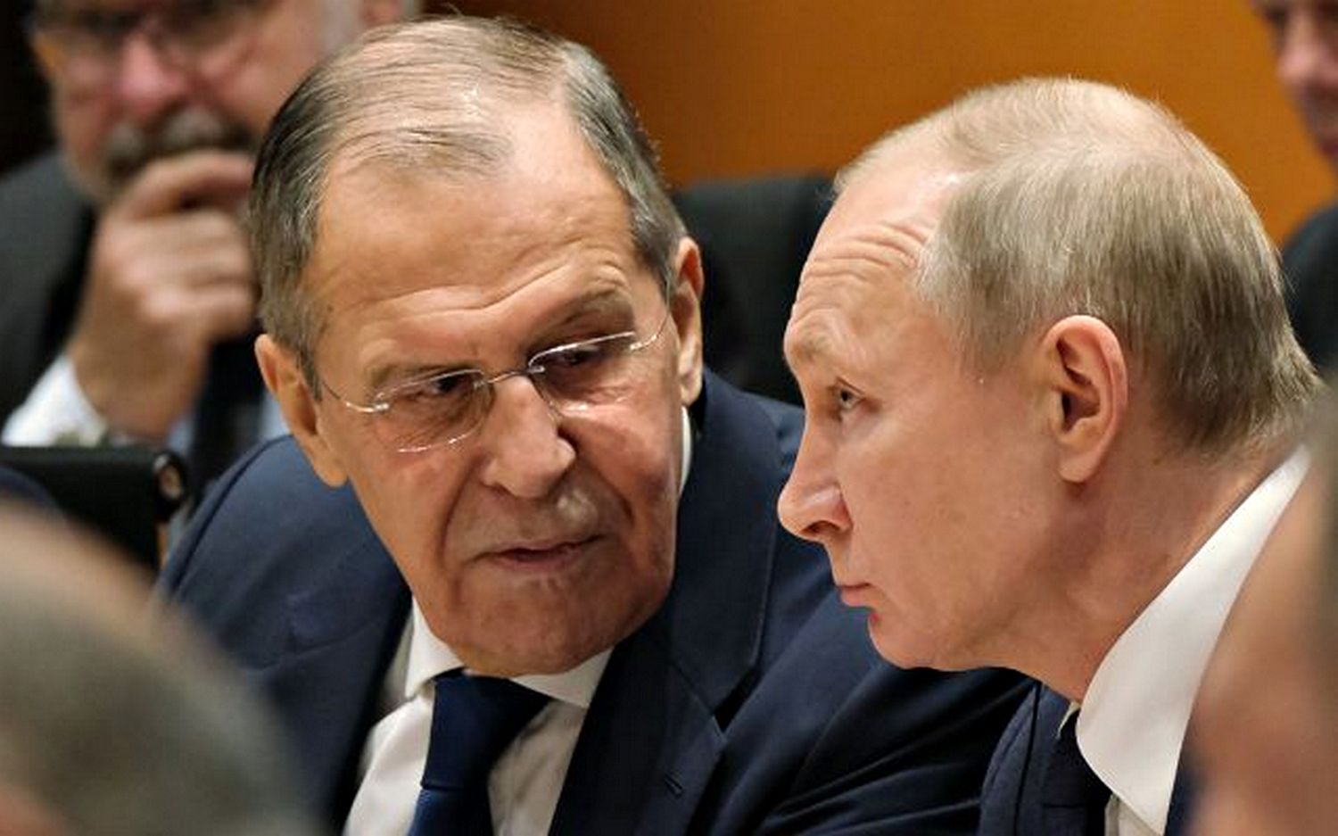 Сергій Лавров та Володимир Путін.