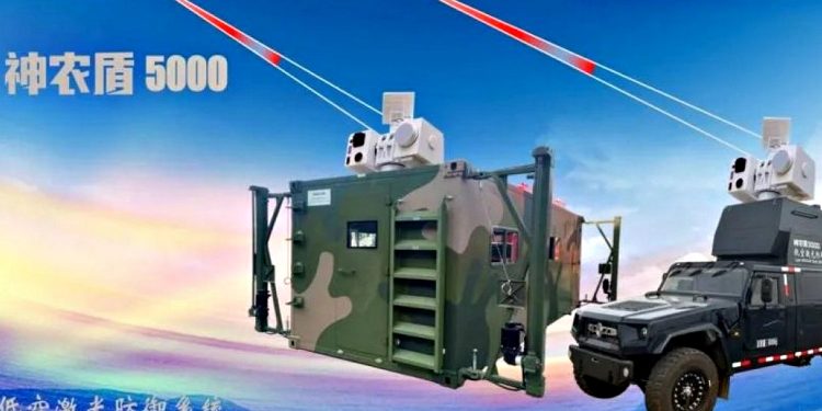 Китайський лазерний мобільний комплекс.