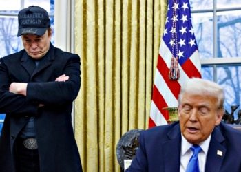 Ілон Маск та Дональд Трамп.