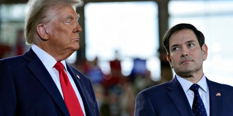 Дональд Трамп і Марко Рубіо.