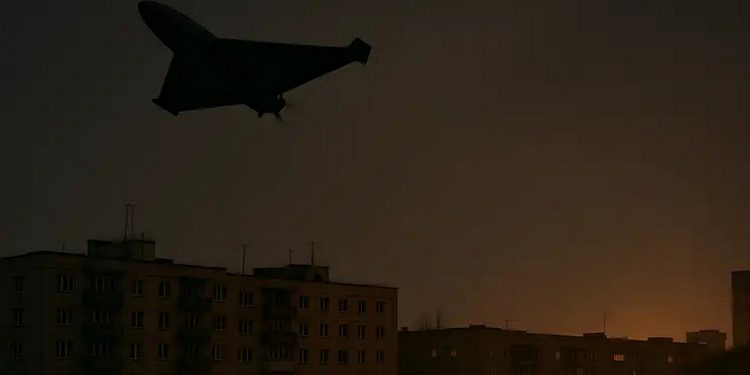 Атака БПЛА.