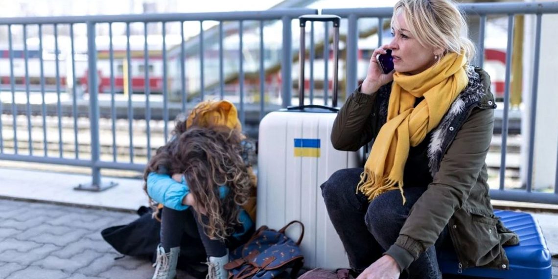 Українські біженці.