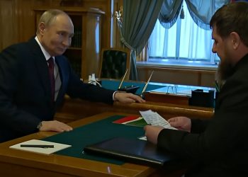 Володимир Путін і Рамзан Кадиров.