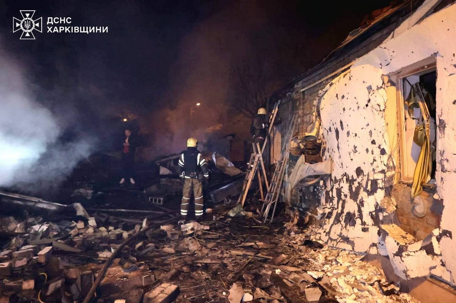 Наслідки атаки на Харків.