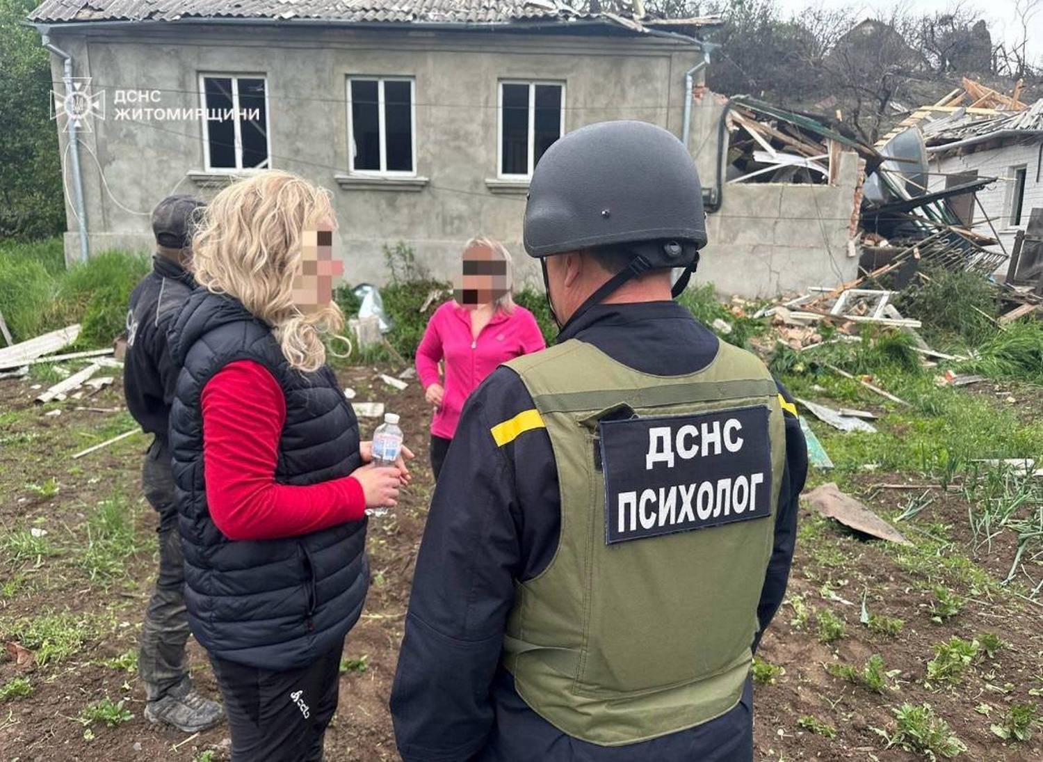 Наслідки удару по Житомирській області.