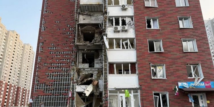 Удар по Києву