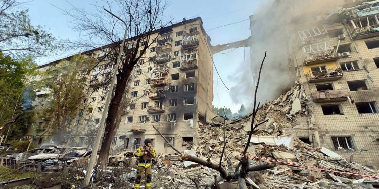 Удар по Києву