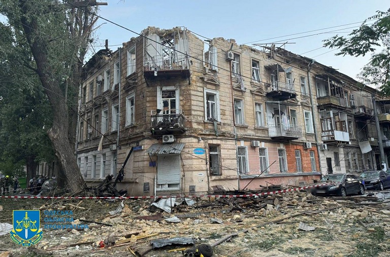 Наслідки удару по Одесі