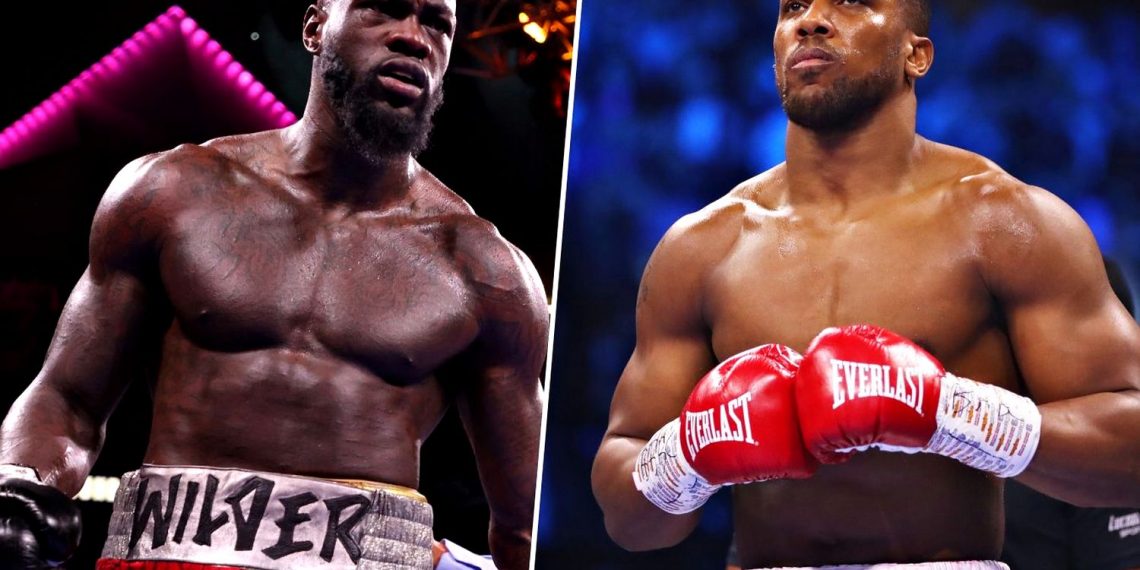 Деонтей Вайлдер та Ентоні Джошуа.