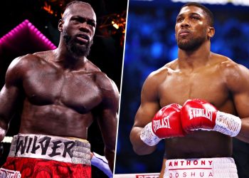 Деонтей Вайлдер та Ентоні Джошуа.