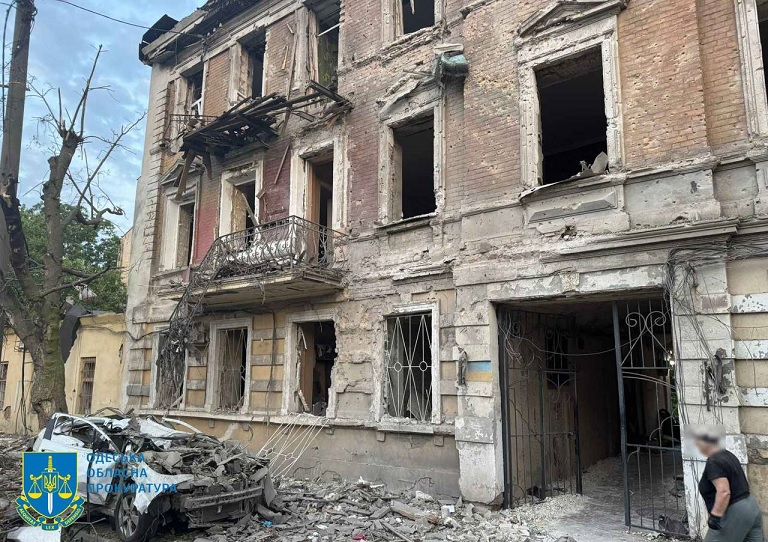 Наслідки удару по Одесі