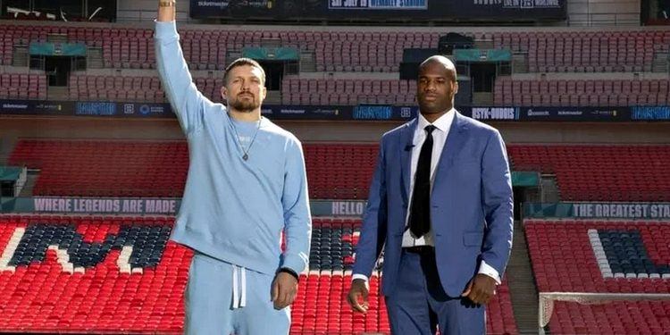 Олександр Усик та Даніель Дюбуа.