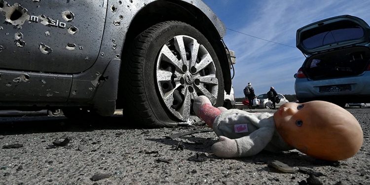 Обстріл України.