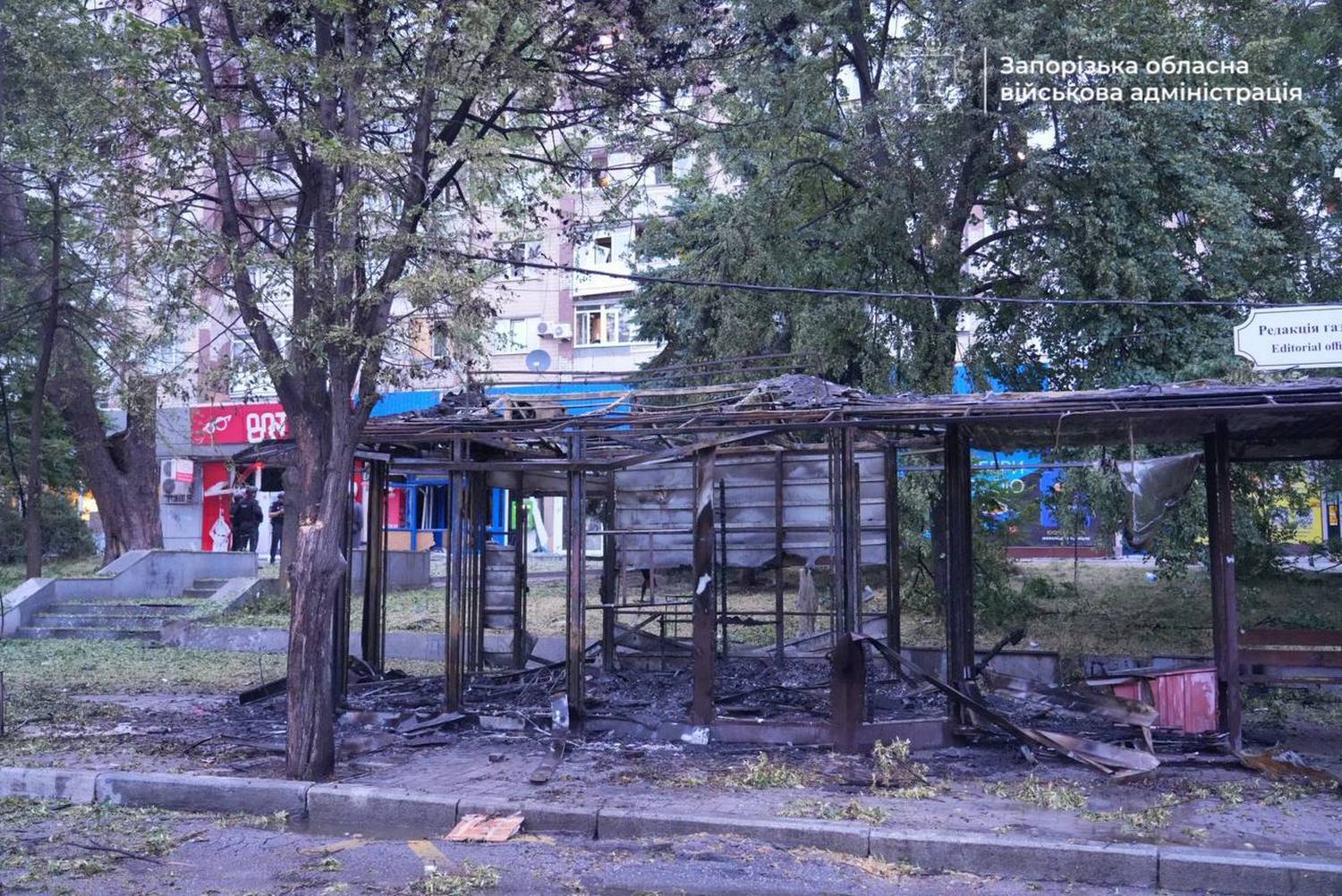 Удар по Запоріжжю.