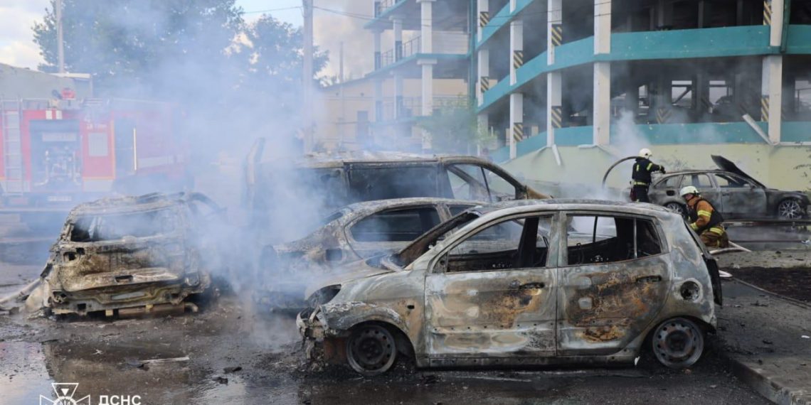 Удар по Харкову КАБами