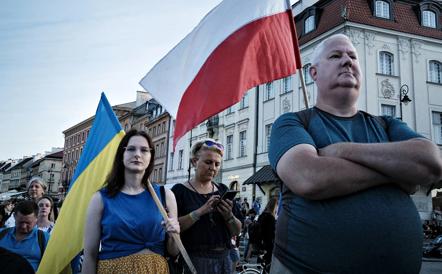 Біженці в Польщі.