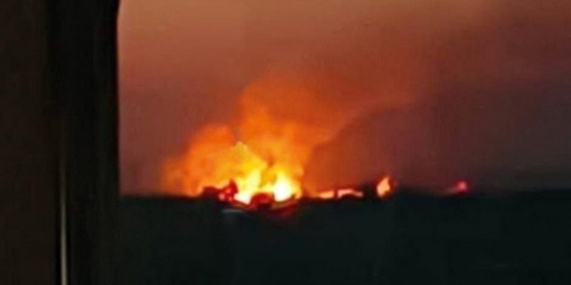 Вибух на аеродромі.