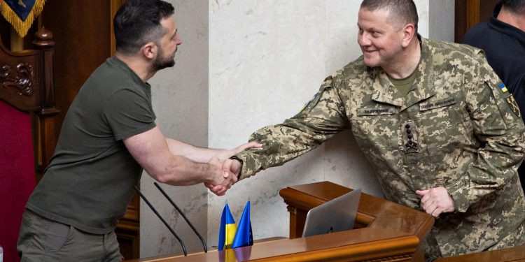 Володимир Зеленський та Валерій Залужний.