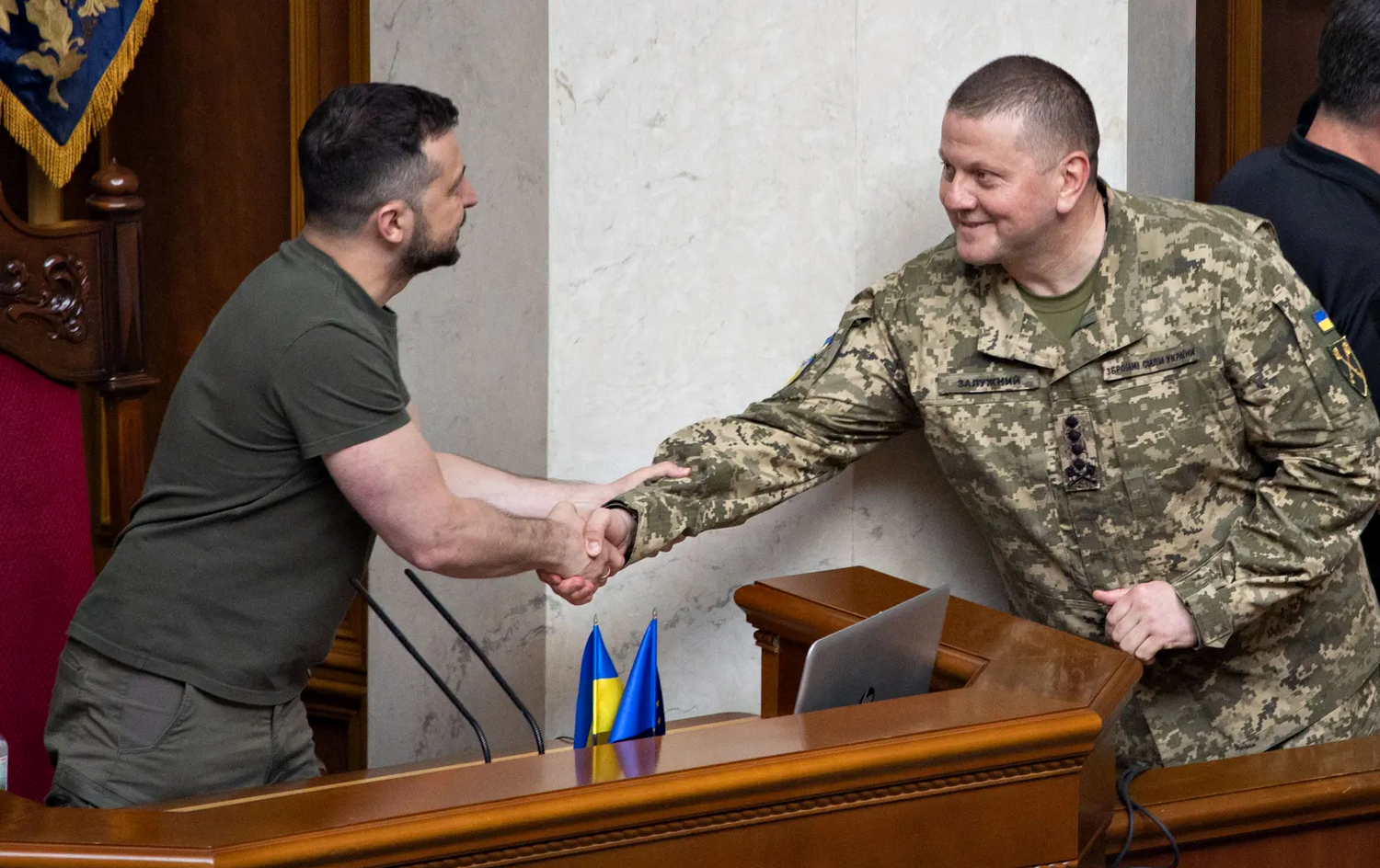 Володимир Зеленський та Валерій Залужний.