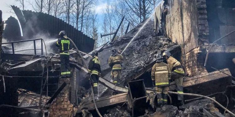 Вибух на пороховому заводі у Рязанській області