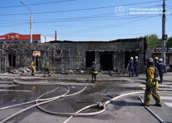 Ракетний удар по Запоріжжю