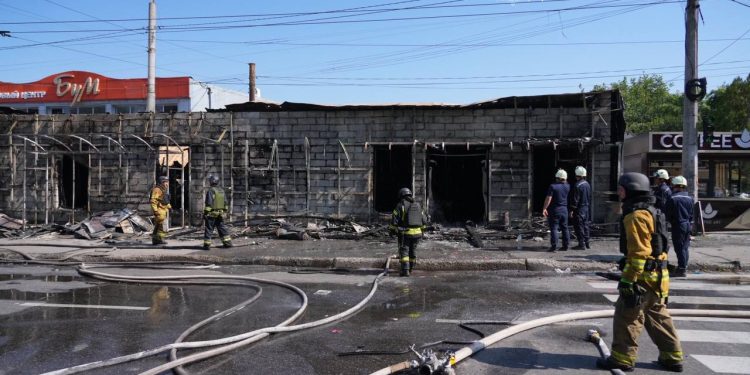 Ракетний удар по Запоріжжю