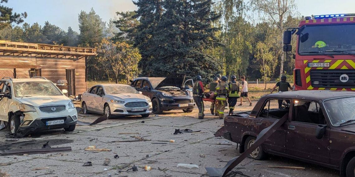 Удар по базі відпочинку на Запоріжжі