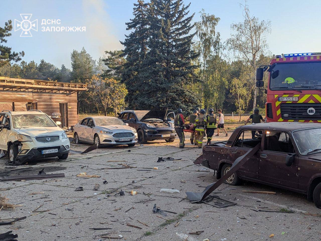 Удар по базі відпочинку на Запоріжжі