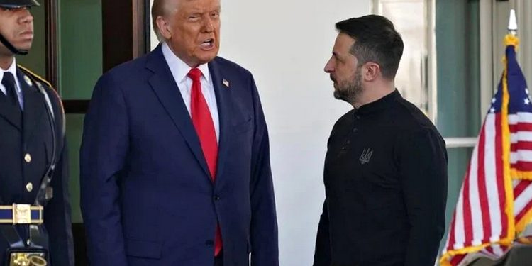 Дональд Трамп та Володимир Зеленський.