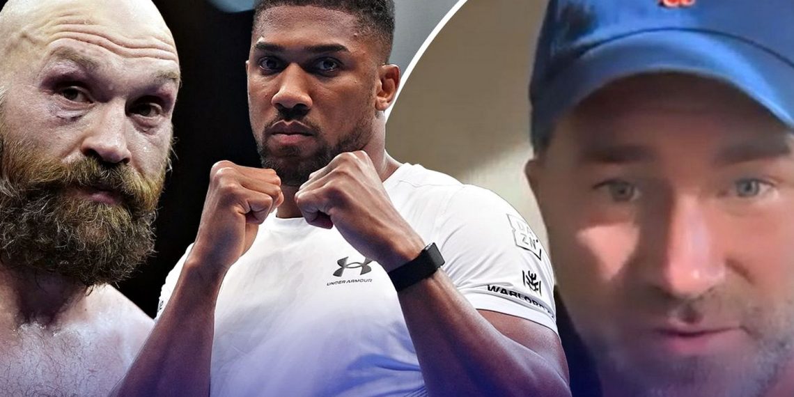 Тейсон Ф'юрі, Ентоні Джошуа та Едді Хірн.