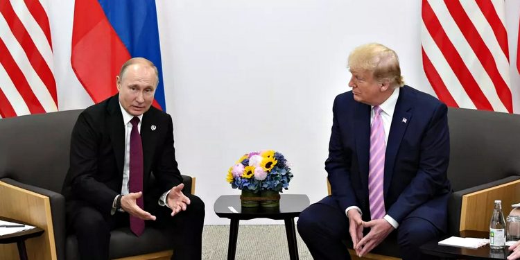 Володимир Путін і Дональд Трамп.