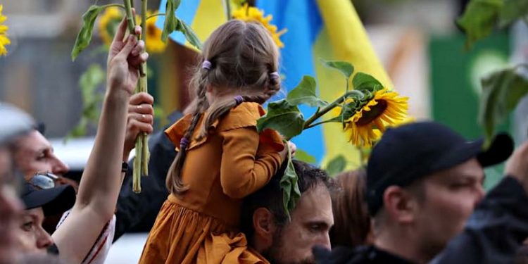 Українські біженці.