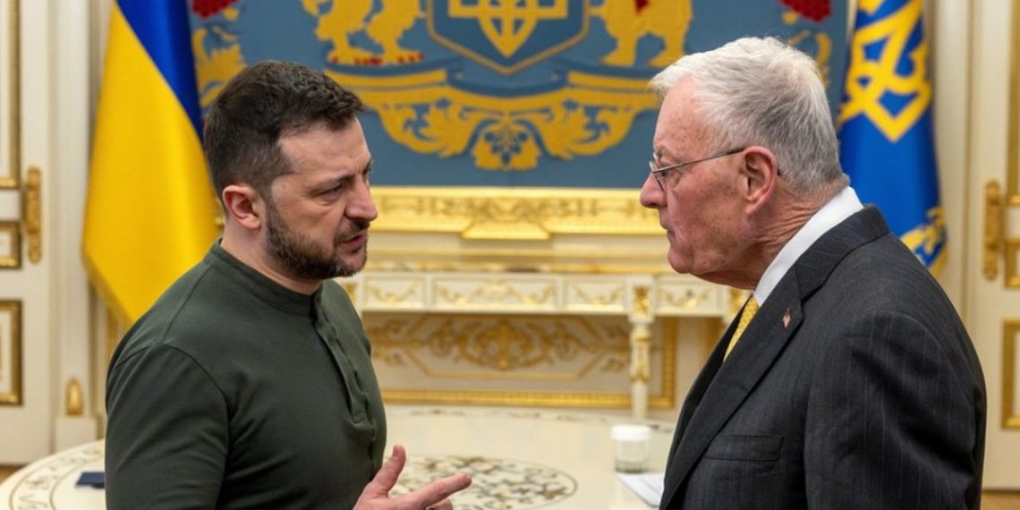 Володимир Зеленський і Кіт Келлог