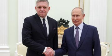 Роберт Фіцо та Володимир Путін