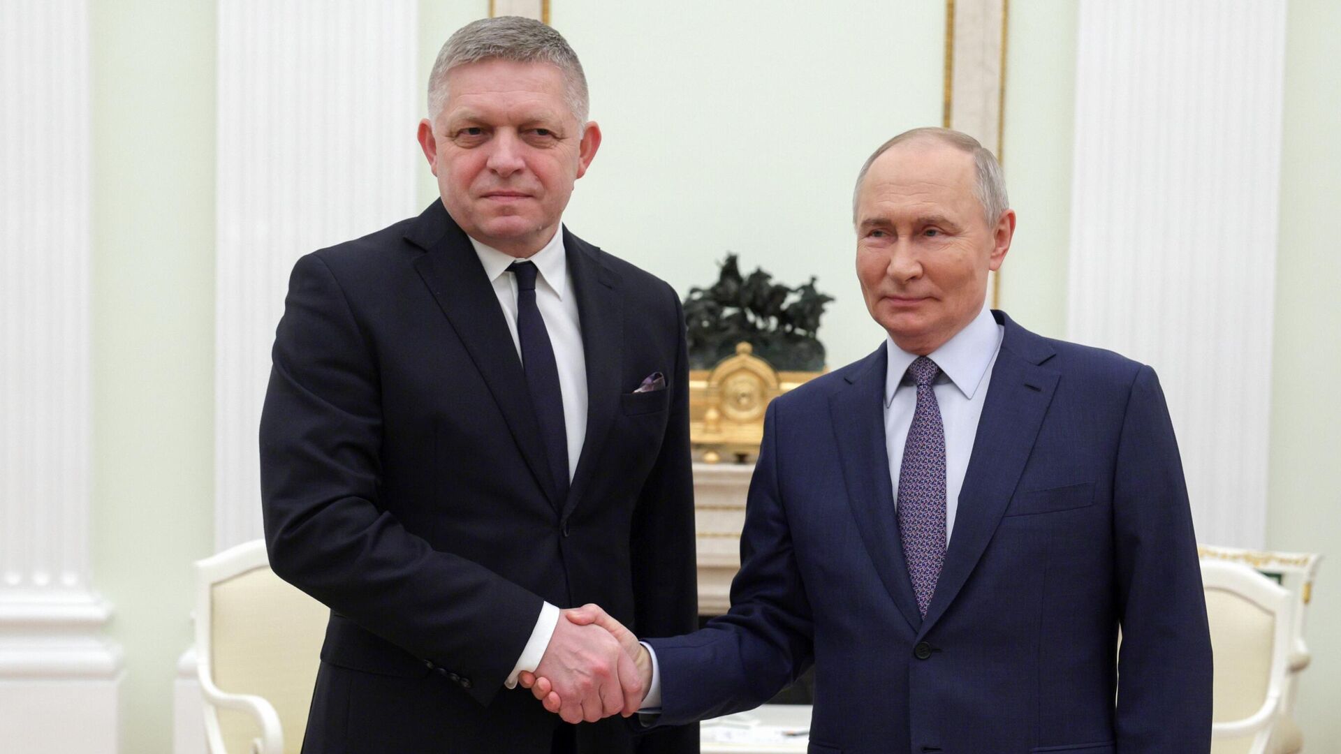 Роберт Фіцо та Володимир Путін