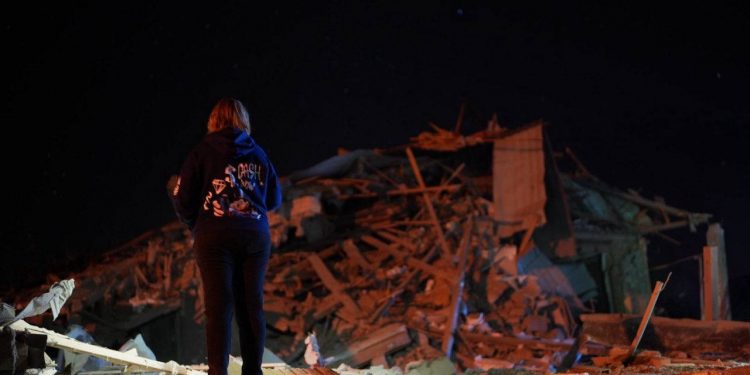 Наслідки ворожої атаки на Запоріжжя.