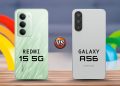 Samsung A56 vs Redmi 15